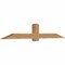 Ekena Millwork Eugene Smooth Timber Gable Bracket, Western Red Cedar, 96"W x 16"H x 5 1/2"D x 5 1/2"F, 4/12 Pitch GBW096X16X0606EUG00SWR - alternate 3